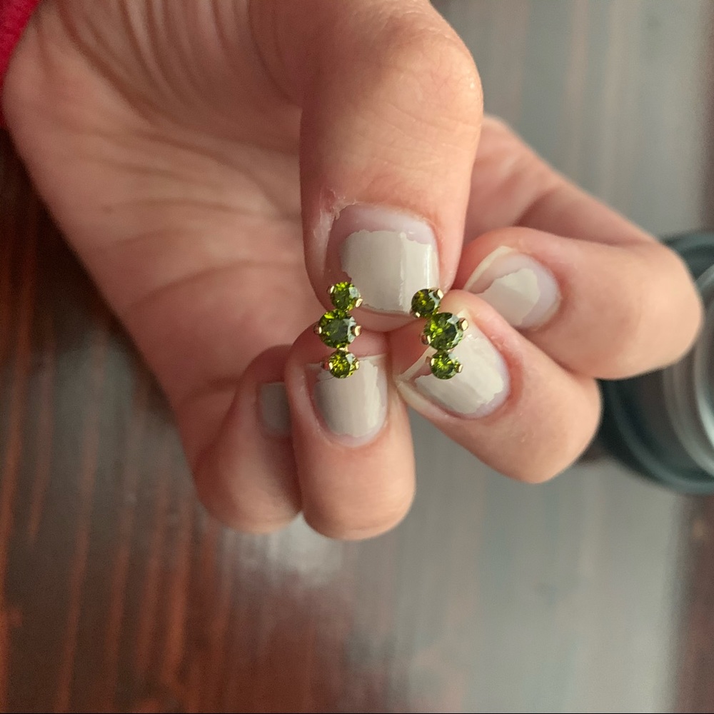 Green Henri Bender Earrings